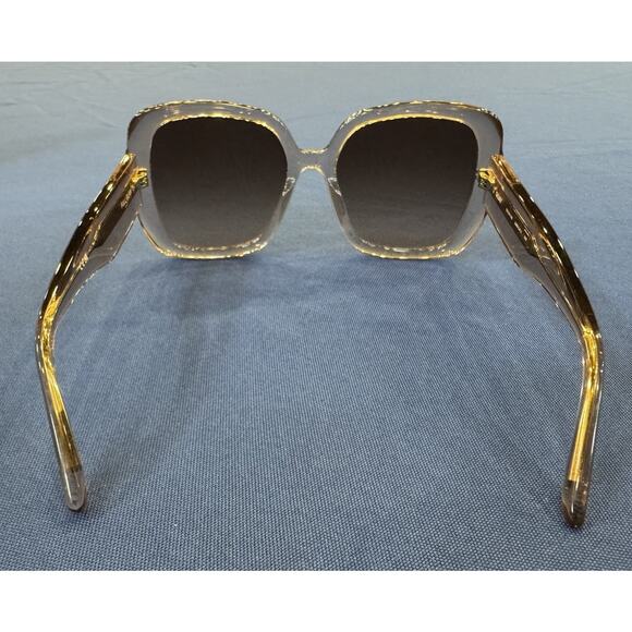 QUAY Full Glam Sunglasses Cat 2 209 Dramatic Oversized Square Doe Brown Fawn - Picture 7 of 11